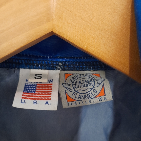 Ebbets Field Flannels Montreal Royals Satin Vintage Jacket made in USA - Picture 5 of 14